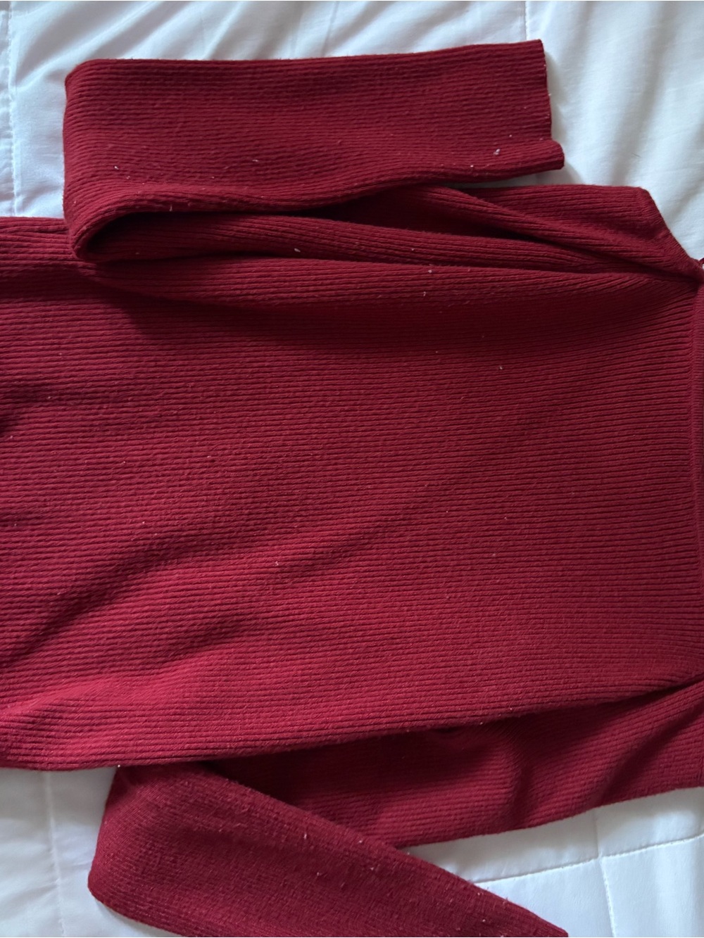MAJOR Red Ribbed Sweater - MAJOR Label Group - Picture 5 of 5